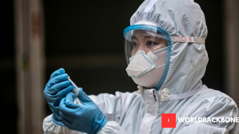 A scientist works in the lab of Linqi Zhang on research into novel coronavirus disease (COVID-19) antibodies for possible use in a drug at Tsinghua University's Research Center for Public Health in Beijing, China, March 30, 2020.